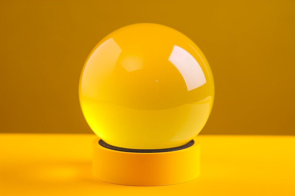 yellow crystal ball